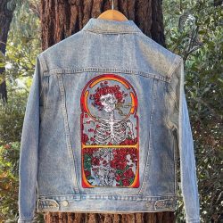 Acid Wash Levi's Bertha Vintage Jacquard Jacket