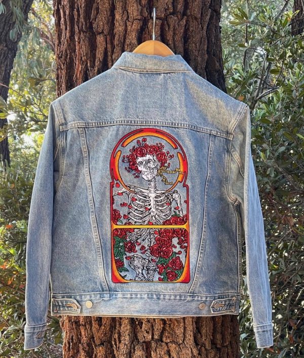 Acid Wash Levi's Bertha Vintage Jacquard Jacket