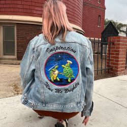 Acid Wash Move Me Brightly Levi's Jacket