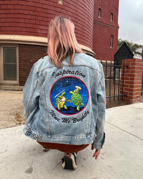 Acid Wash Move Me Brightly Levi's Jacket