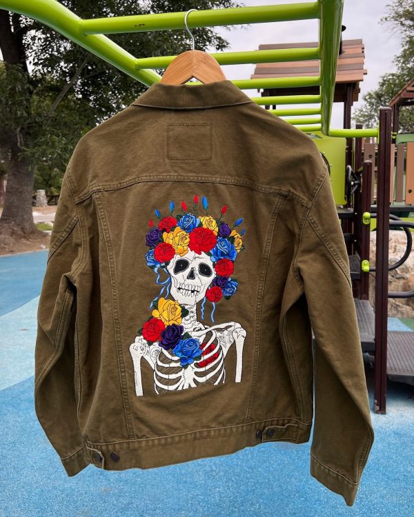 Army Canvas Rainwater Roses Levi's Trucker