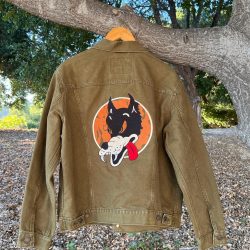 August Wolfie. Levi's Olive Canvas Trucker