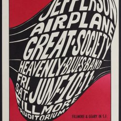 BG # 10-1 Jefferson Airplane Fillmore Poster BG10