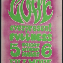 BG # 21-1 Love Fillmore Poster BG21