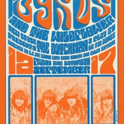 BG # 28-2 Byrds Fillmore Poster BG28