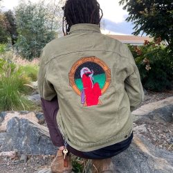 Blues For Allah Levi's Olive Denim Trucker