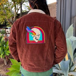 Chestnut Cord Wrangler Plume Jacket