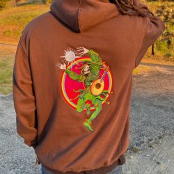 Chocolate Jester Lightning Hoodie