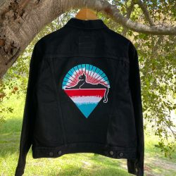 Custom Color Cats Under The Stars Levi's Jacket