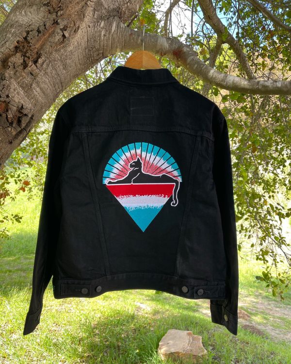 Custom Color Cats Under The Stars Levi's Jacket