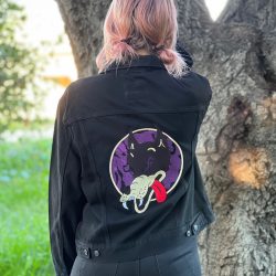 Custom Color Wolf Levi's Jacquard Jacket