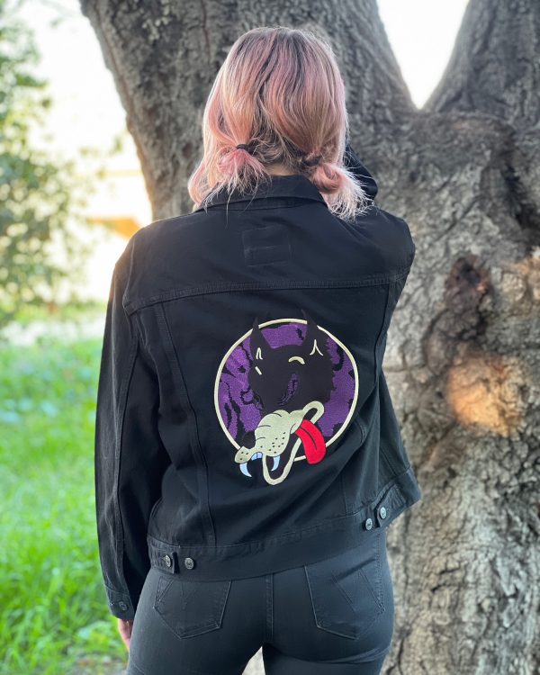 Custom Color Wolf Levi's Jacquard Jacket