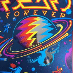 Dead & Company - 2024 Dan Stiles poster Las Vegas, Nevada Sphere GALAXY FOIL Edition