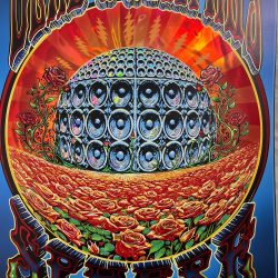 Dead & Company - 2024 Mike DuBois poster Las Vegas, Nevada 6/7 Sphere LAVA FOIL Artist Edition