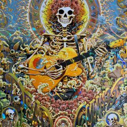 Dead & Company - 2024 Miles Tsang poster Las Vegas, Nevada Sphere Lava FOIL Edition