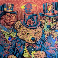 Dead & Company - 2024 Todd Slater Poster Las Vegas, NV The Sphere LAVA FOIL Edition