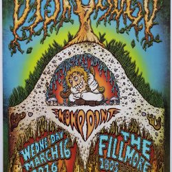 Disturbed Concert Poster 2016 F-1400 Fillmore