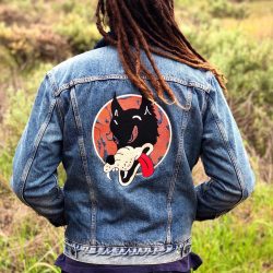 Doug Irwin Wolf Levi's Dungaree Trucker
