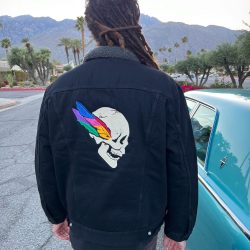 Feathered Skull Levi's Trucker Tour Jacket