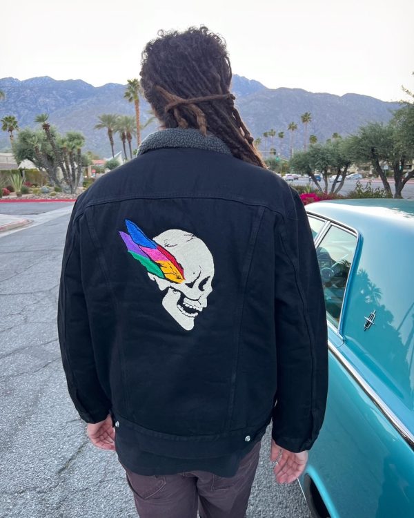 Feathered Skull Levi's Trucker Tour Jacket