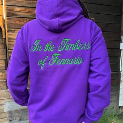 Fennario Wolfie Purple Hoodie