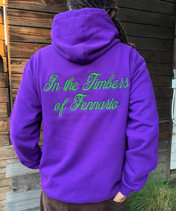 Fennario Wolfie Purple Hoodie