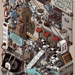 G. Love & Special Sauce Concert Poster 2015 F-1311 Fillmore