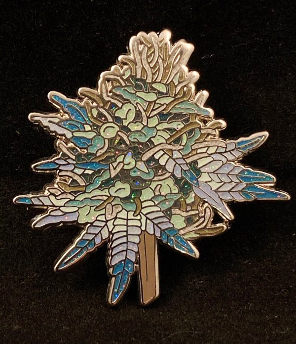 G Star Haze Cannabis Nug Lapel Pin - weed nugs dank 420 pot leaf budtender