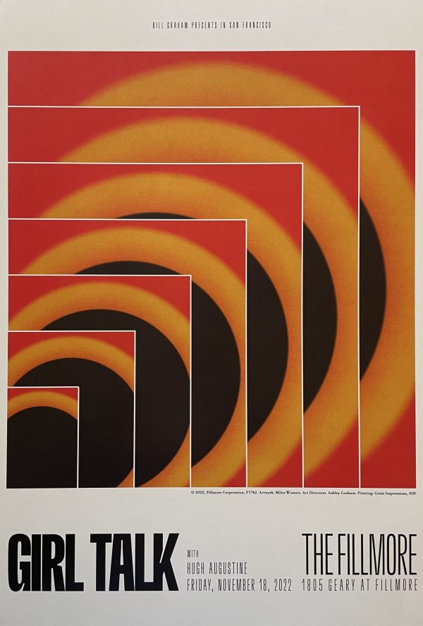 Girl Talk Concert Poster 2022 F-1742 Fillmore