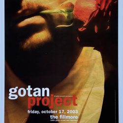 Gotan Project Concert Poster 2003 F-591 Fillmore