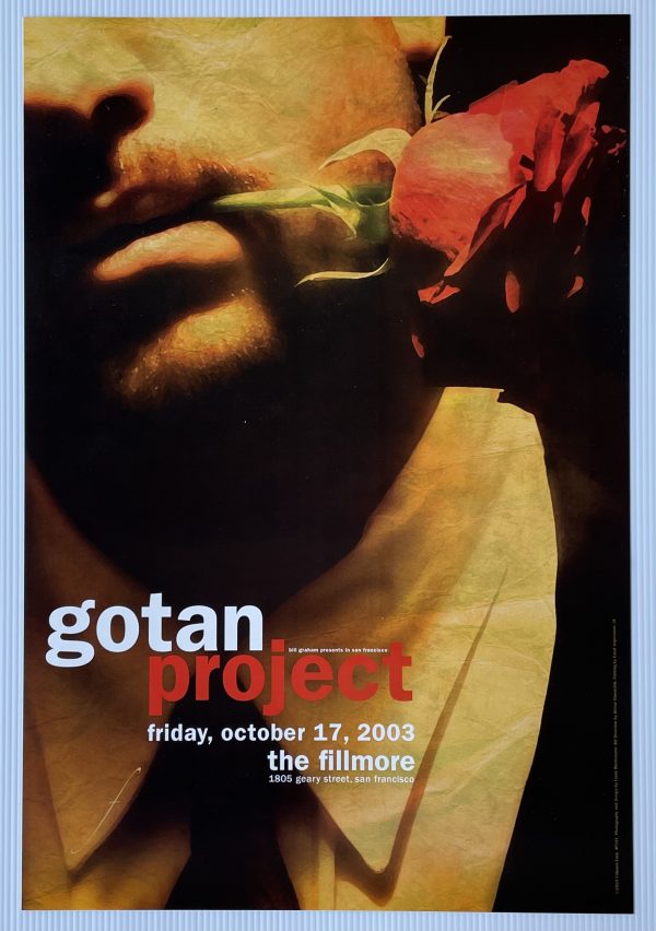 Gotan Project Concert Poster 2003 F-591 Fillmore