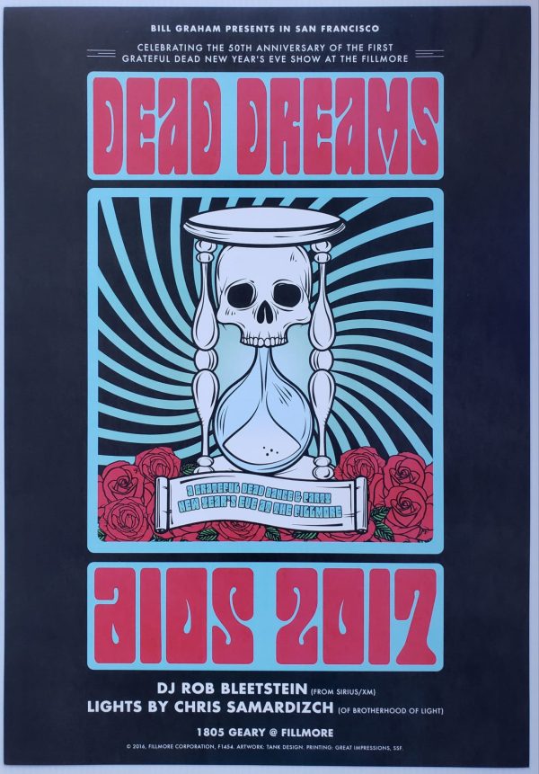 Grateful Dead Dreams Poster 2016 F-1454 Fillmore