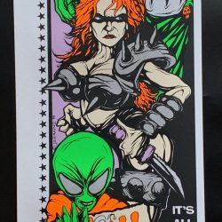 Gwar Concert Poster GWARmageddon Tour 1999 Artist Proof orange variant Jermaine Rogers