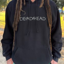 Hand Drawn & Stitched Deadhead Hoodie