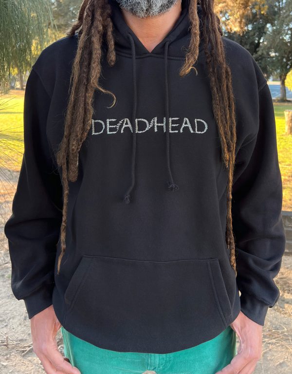 Hand Drawn & Stitched Deadhead Hoodie