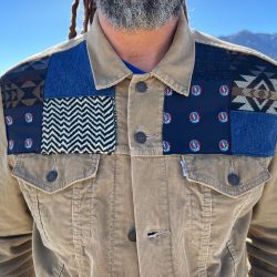 Healy Stealie Patchwork. Levi's Corduroy Trucker