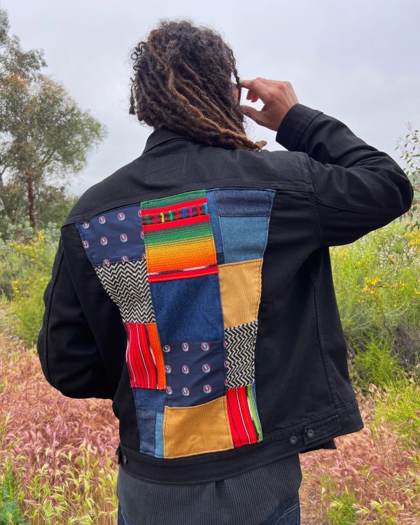 Healy Stealie Patchwork. Levi's Rinsed Denim Trucker