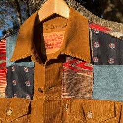 Healy Stealie Patchwork. Levi's Vintage Tobacco Corduroy