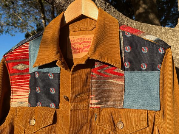 Healy Stealie Patchwork. Levi's Vintage Tobacco Corduroy