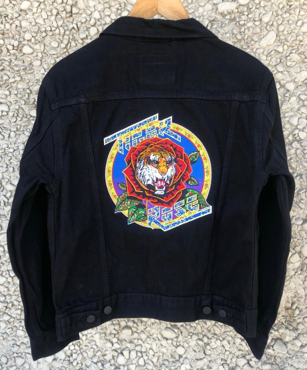 Kelley & Mouse Tiger Rose Levi's Trucker Jacket