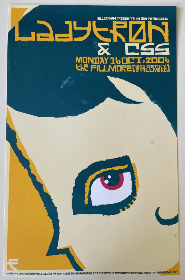 Ladytron Concert Poster 2006 F-815 Fillmore