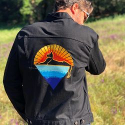 Levi's Sunburst C.U.T.S Black Trucker