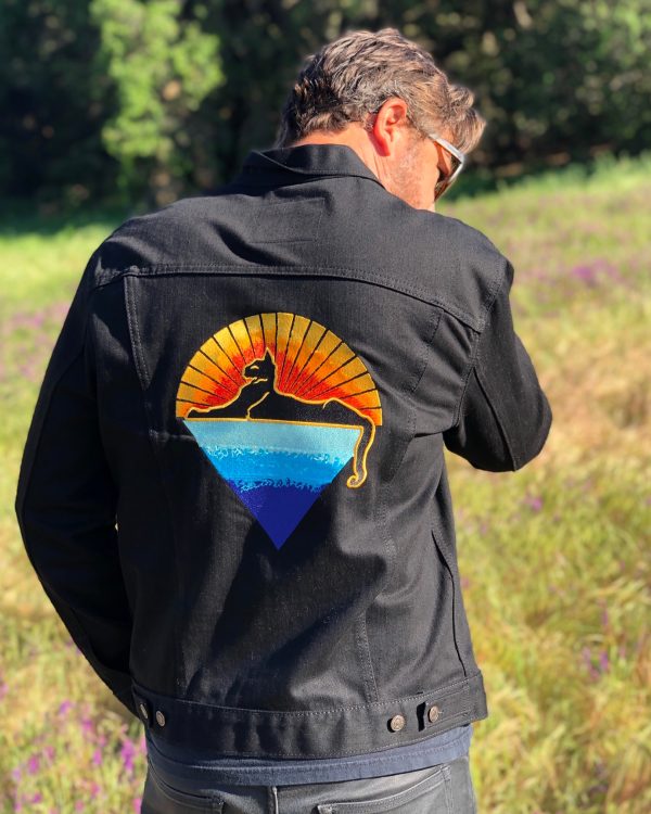 Levi's Sunburst C.U.T.S Black Trucker