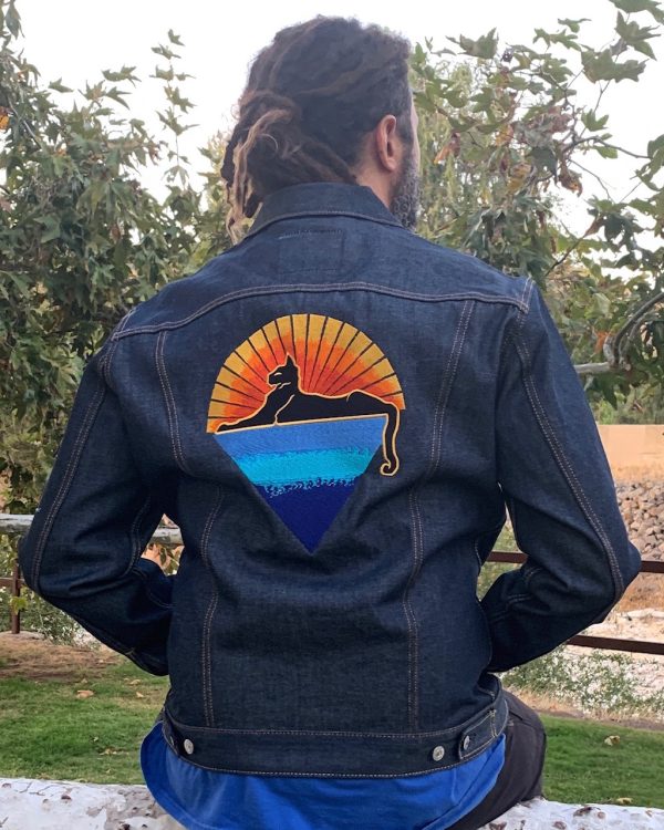 Levi's Sunburst C.U.T.S Raw Indigo Trucker