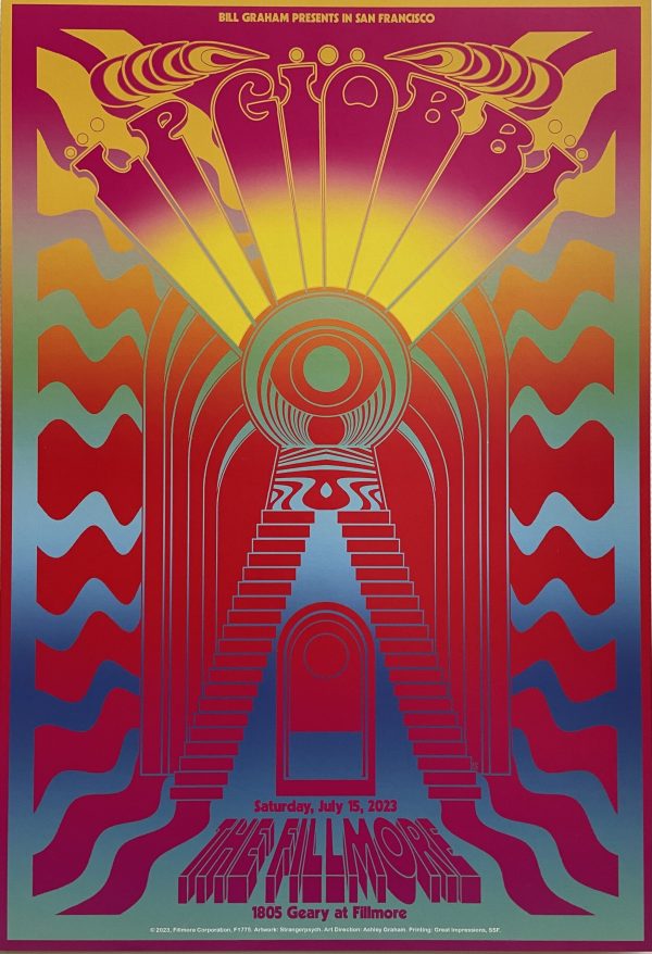 LP Giobbi Concert Poster San Francisco 2023 The Fillmore F-1775
