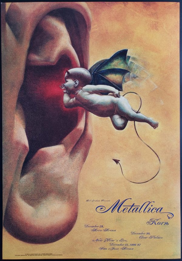 Metallica Concert Poster 1996 BGP-160