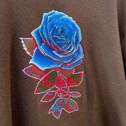 Midnight Sun Chocolate Rose Hoodie