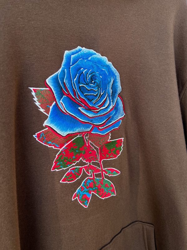Midnight Sun Chocolate Rose Hoodie