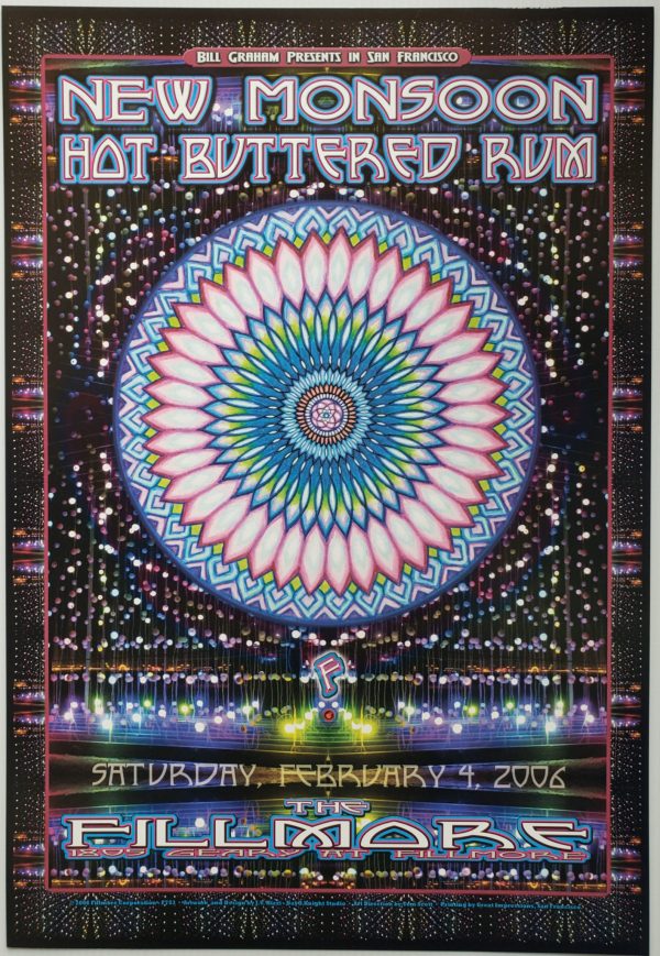 New Monsoon Concert Poster San Francisco 2006 F-753 The Fillmore