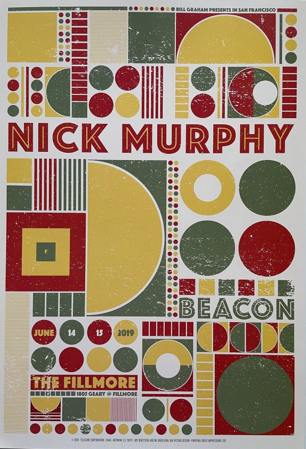 Nick Murphy Concert Poster 2019 F-1646 Fillmore